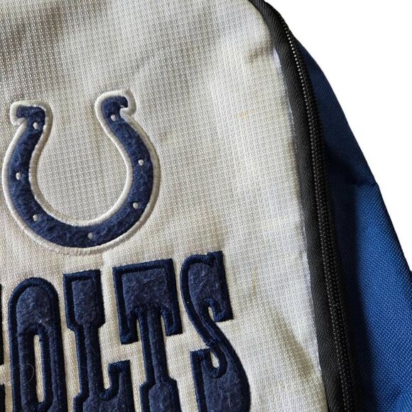 NFL Indianapolis Colts Backpack Football Blue And White - Picture 5 of 13